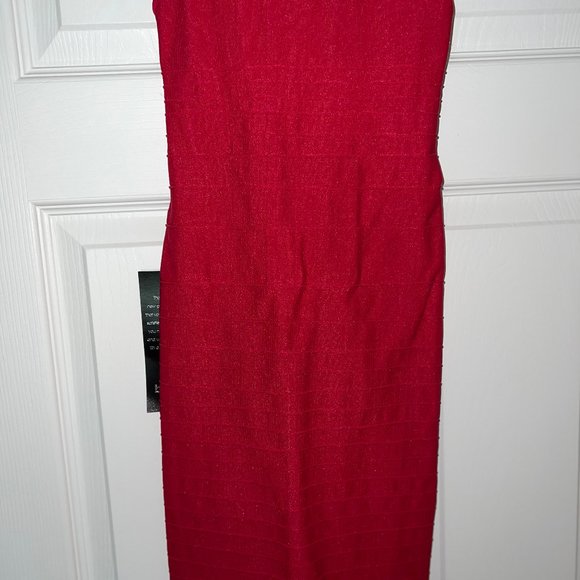 Bebe red bodycon dress US size Small - Picture 2 of 5